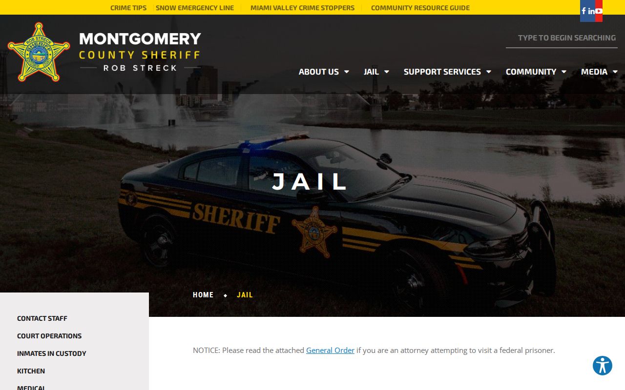 Montgomery County Jail source for the MCSO Day Reporting Program