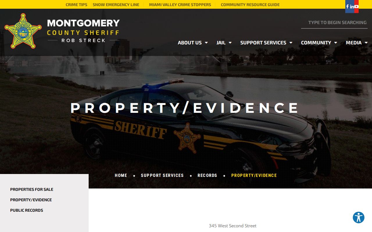 Montgomery County released inmate property pickup instructions